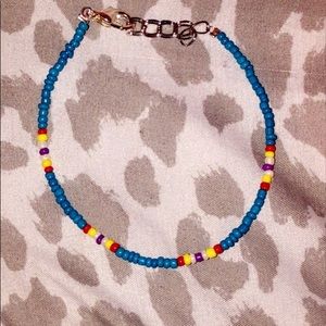 Beaded handmade Anklet. made to order.